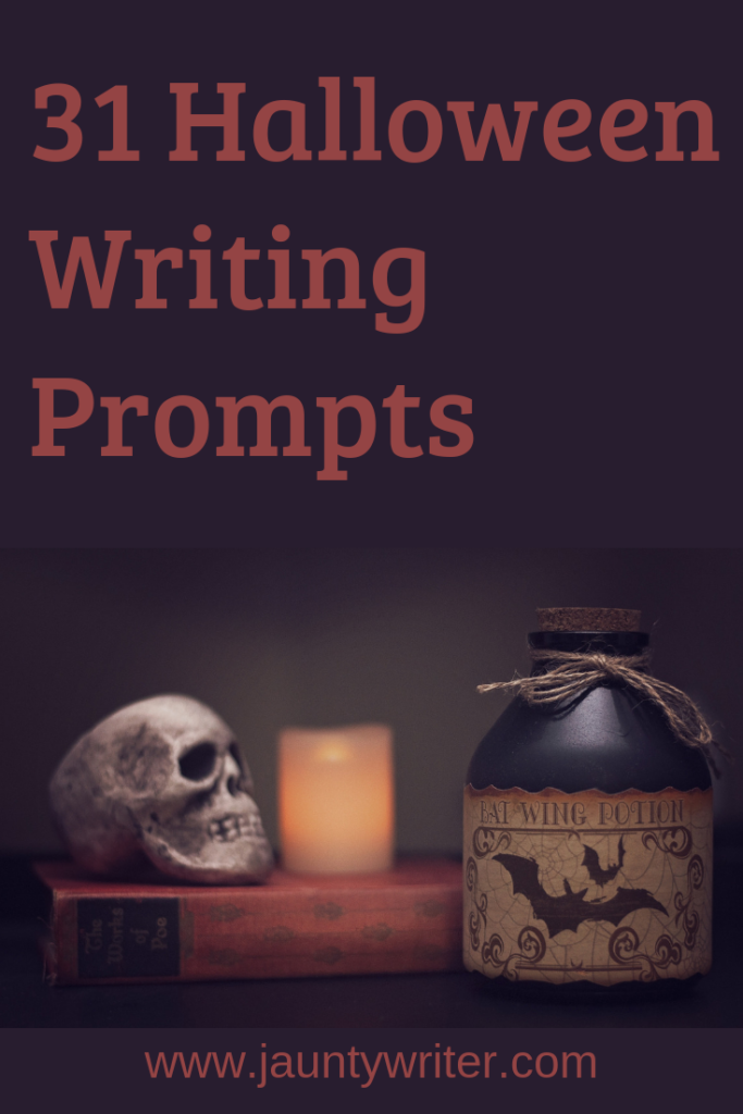 Looking for a little Halloween fun? Take a writing prompt for each day of the month of October and celebrate your spooky side!