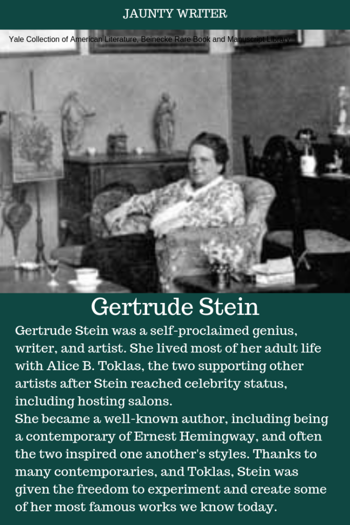 Gertrude Stein: Famous Jewish-American Writer