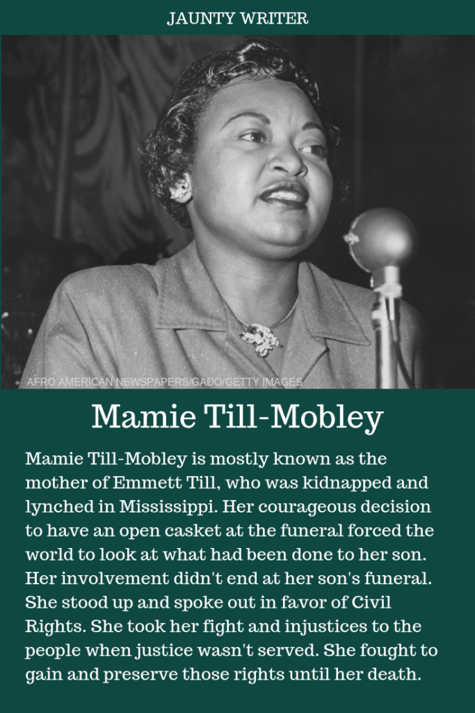 Mamie Till-Mobley: Civil Rights Lead and mother of Emmett Till