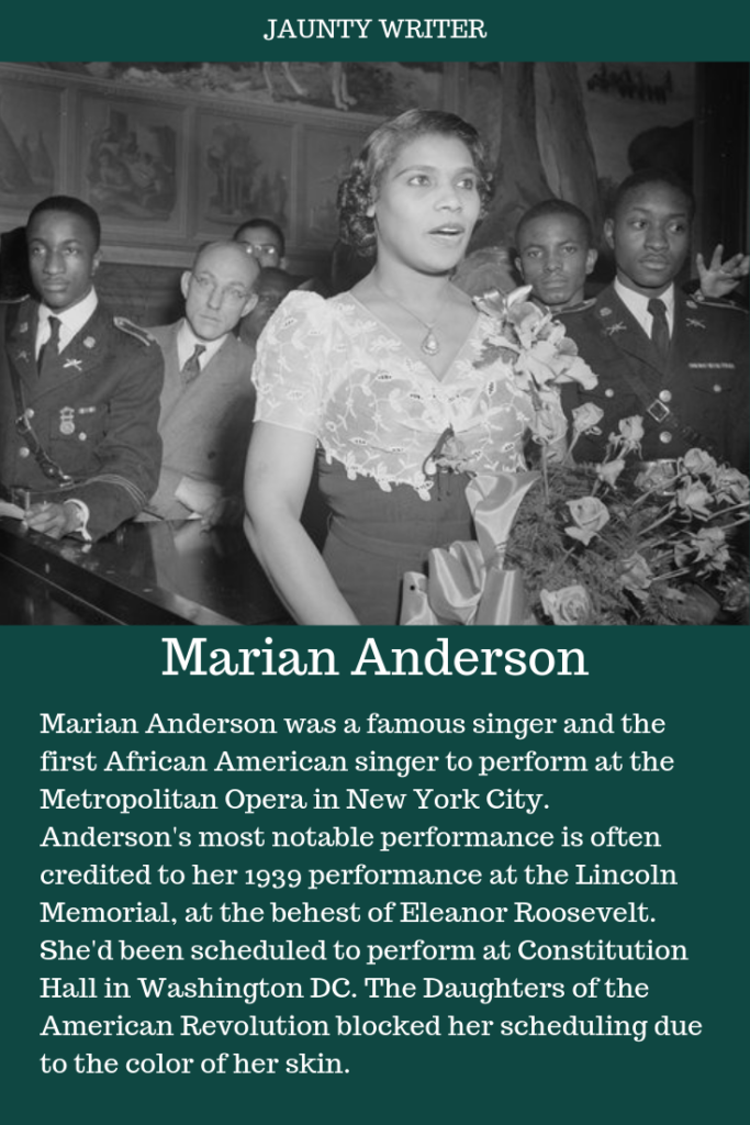 Marian Anderson: First African-American woman to sing at the Metropolitan Opera